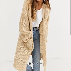 Asos lost ink oversized cardigan